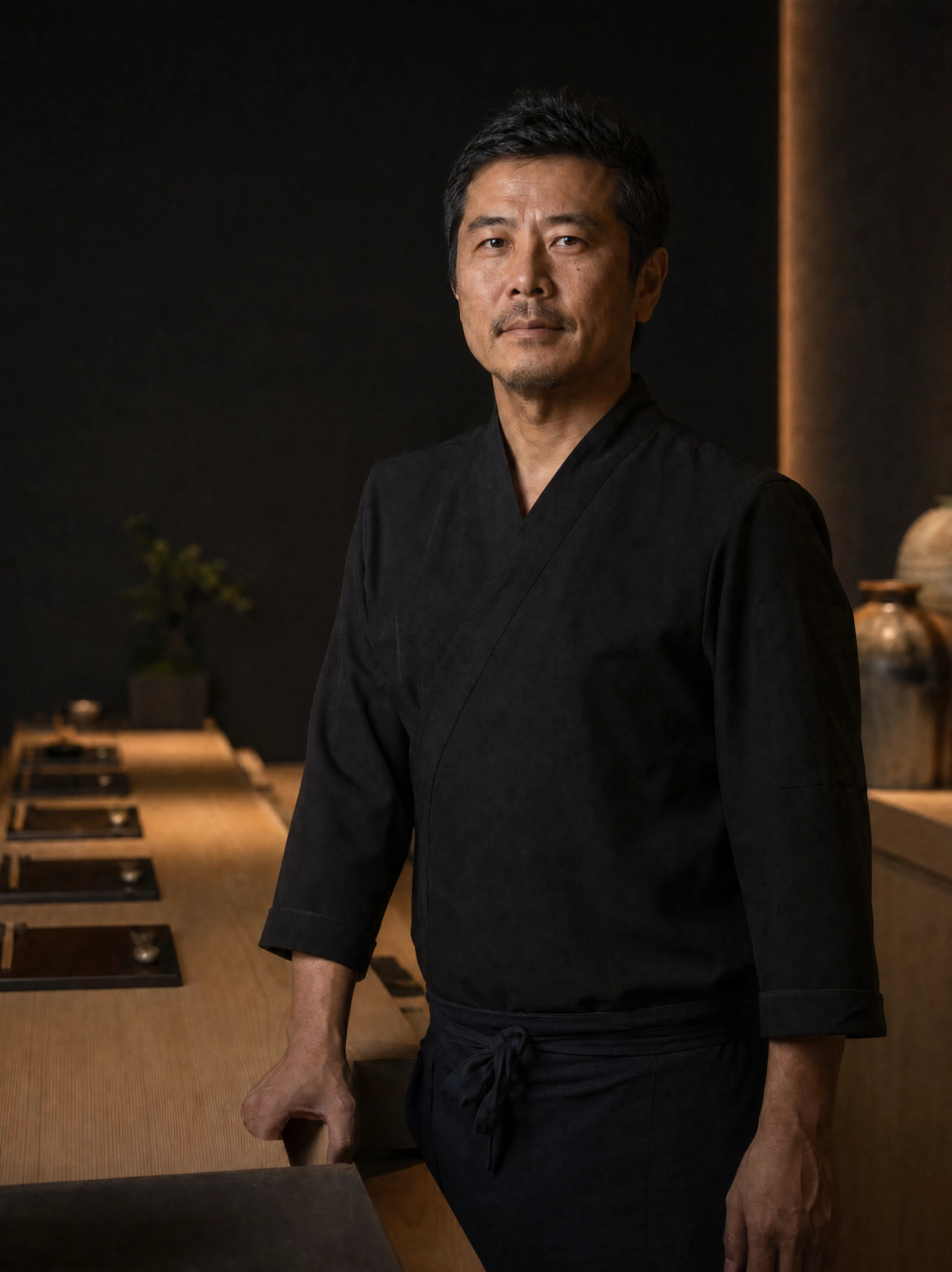 Portrait of fictional chef Ren Mizuno